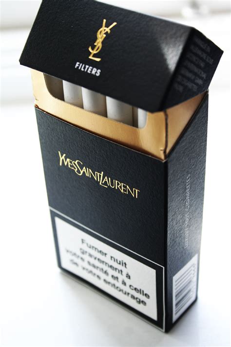 YSL Yves Saint Laurent Cigarettes .